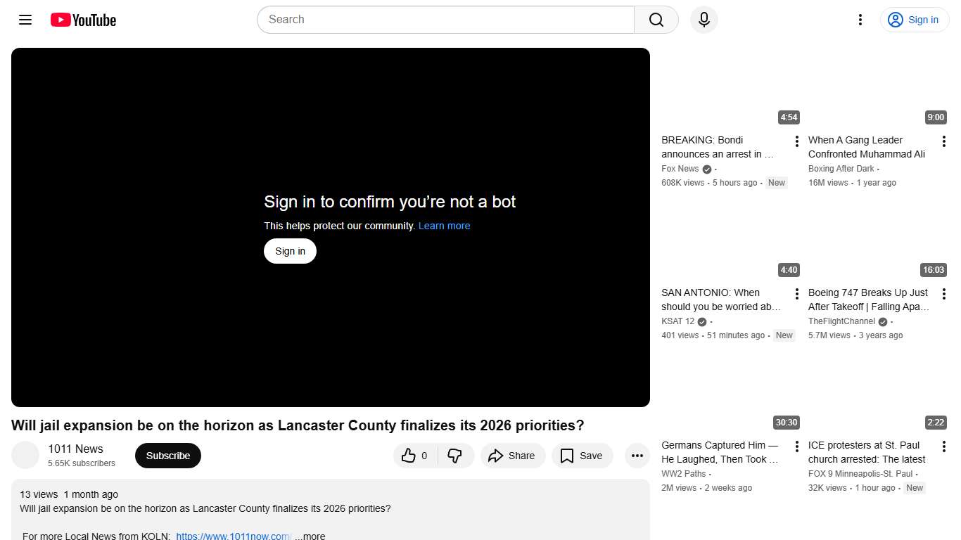 Will jail expansion be on the horizon as Lancaster County finalizes its 2026 priorities? - YouTube